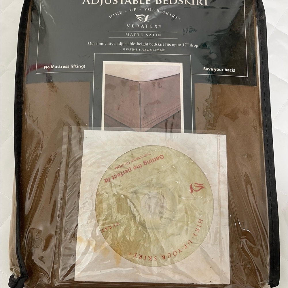 Adjustable Bedskirt - Brown